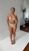 Sora Mid Rise Bottoms Sahara Print